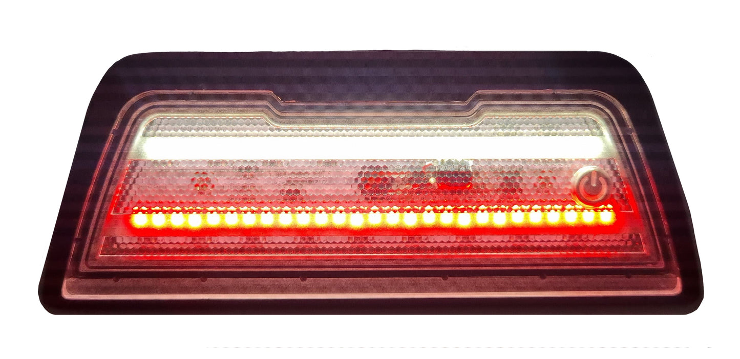45 Degree LED Angled Work Light White/Red