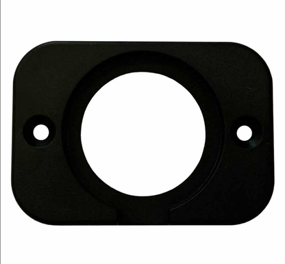 1 Hole Panel - Black Plastic