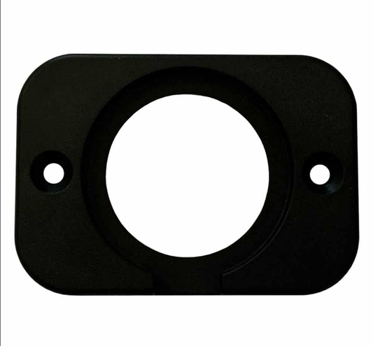 1 Hole Panel - Black Plastic