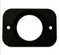 1 Hole Panel - Black Plastic
