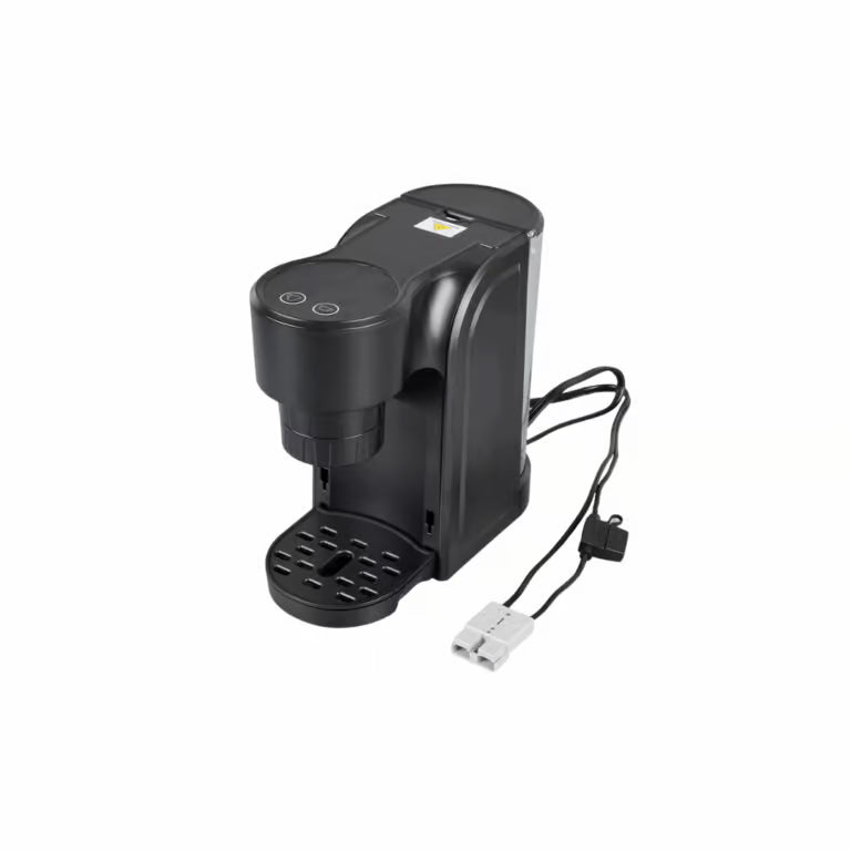 12V Coffee Machine (Capsule and Ground Coffee) – Black