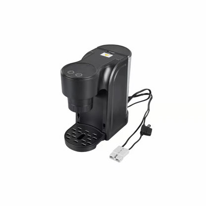 12V Coffee Machine (Capsule and Ground Coffee) – Black