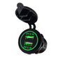 Dual 2.1A USB Socket Charger - Backlight LED