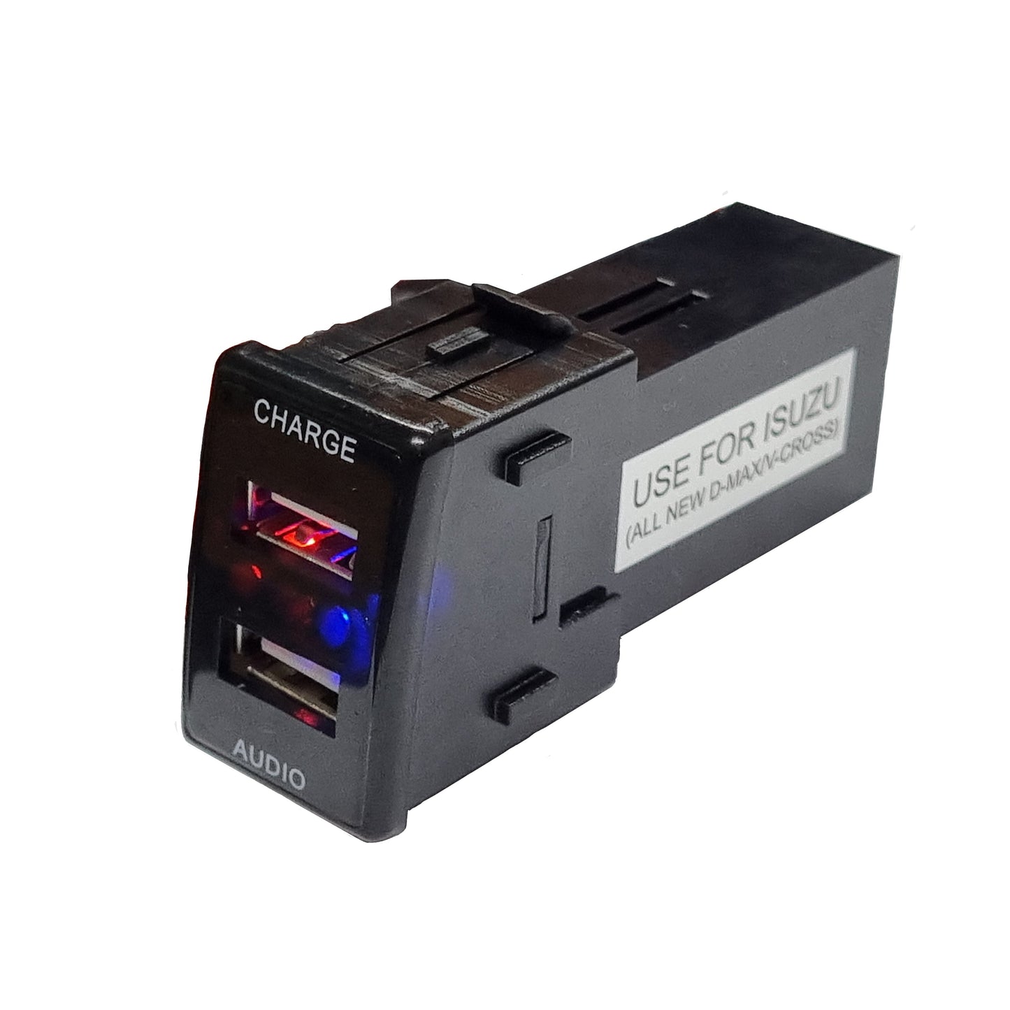 Isuzu Dmax 3.1A (1A/2.1A) USB Car Charger & USB Audio Extender