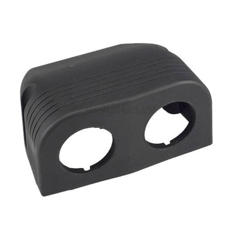 2 Hole Console - Black Plastic