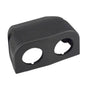 2 Hole Console - Black Plastic