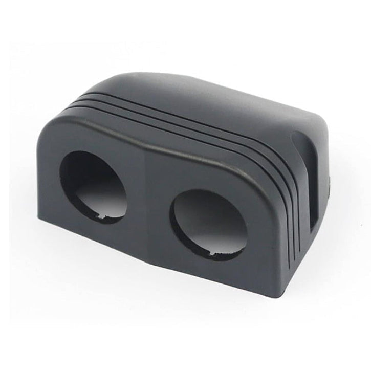 2 Hole Console - Black Plastic