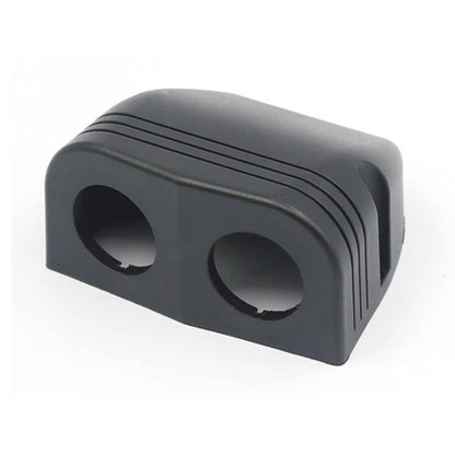 2 Hole Console - Black Plastic