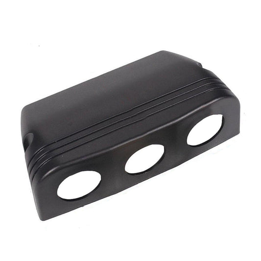 3 Hole Console - Black Plastic
