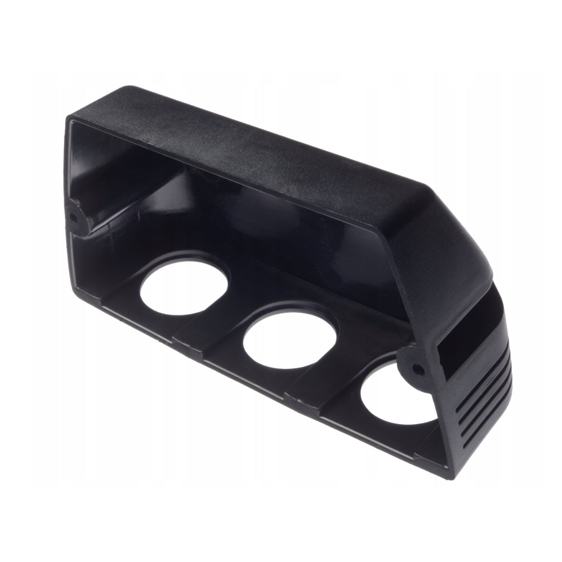 3 Hole Console - Black Plastic