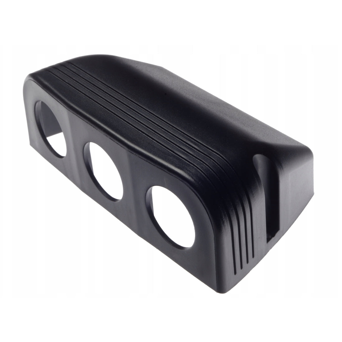 3 Hole Console - Black Plastic
