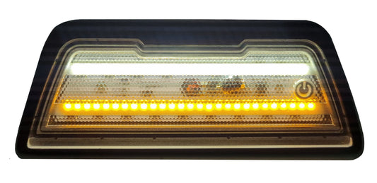 45 Degree LED Angled Work Light White/Amber