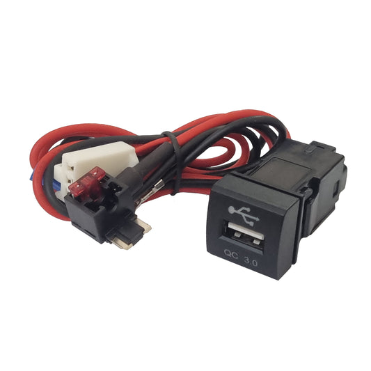 Toyota QC3.0 Charger 22x22mm - Blue LED