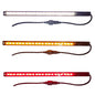 30cm Tri Colour LED Strip Light - White/Amber/Red