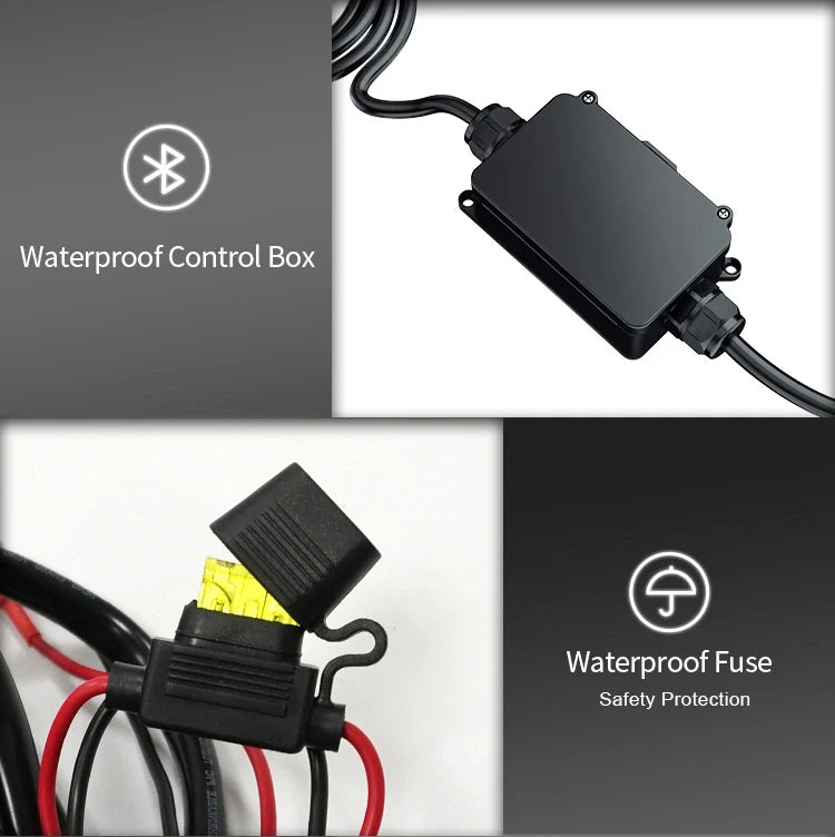 Aurora RGB LED Rock Lights – 4 Pod Set | Bluetooth