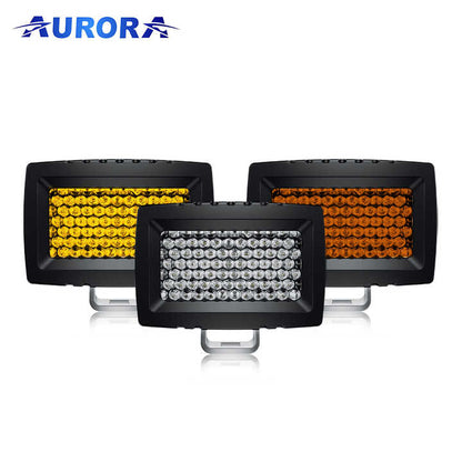 Aurora 3*1.5" Cool White LED Work Light (Diffusion) (Pair)