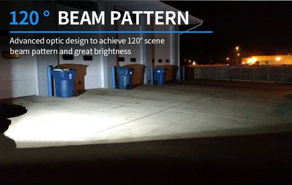 Aurora 4 inch Wide Beam LED Scene Light (Pair)