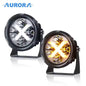AURORA RGB LED Floodlight 4 Inch 40W Round LED Driving Light [Flood] (Pair)