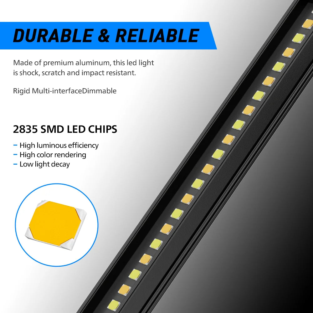 Aurora Outdoor 900 mm LED Dimmable Camping Light - White & Amber