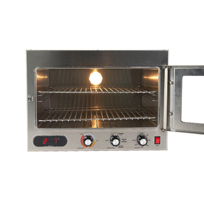 12V Travel Oven with Glass Window, Light and Digital Display – Large