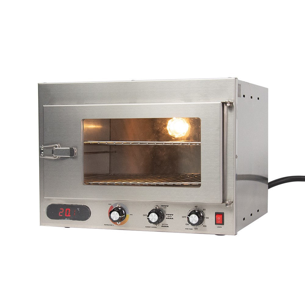 12V Travel Oven with Glass Window, Light and Digital Display – Large