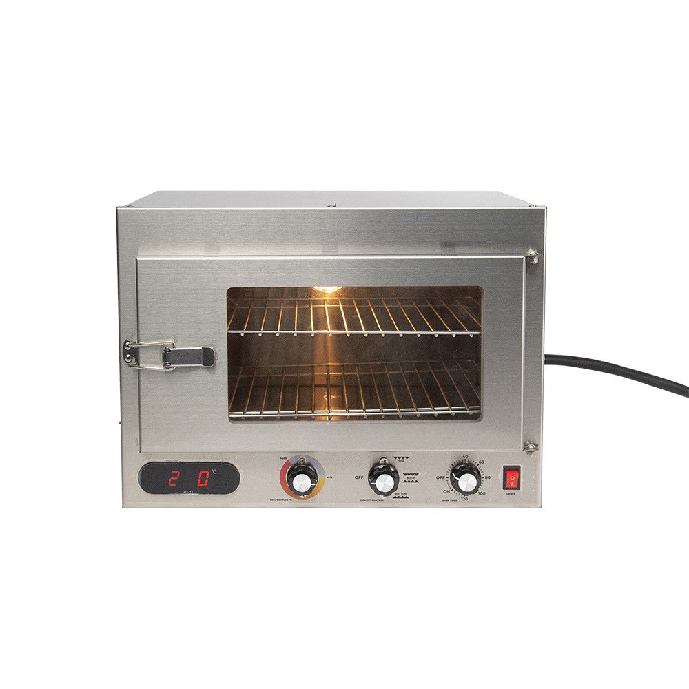 12V Travel Oven with Glass Window, Light and Digital Display – Large