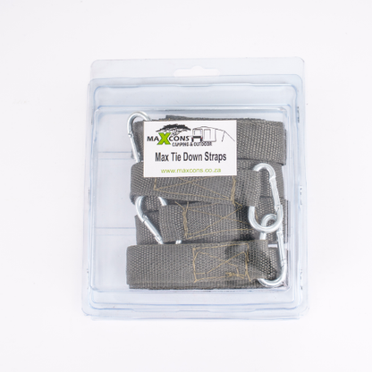 Maxcons Tie Down Anchor Straps - Set x4