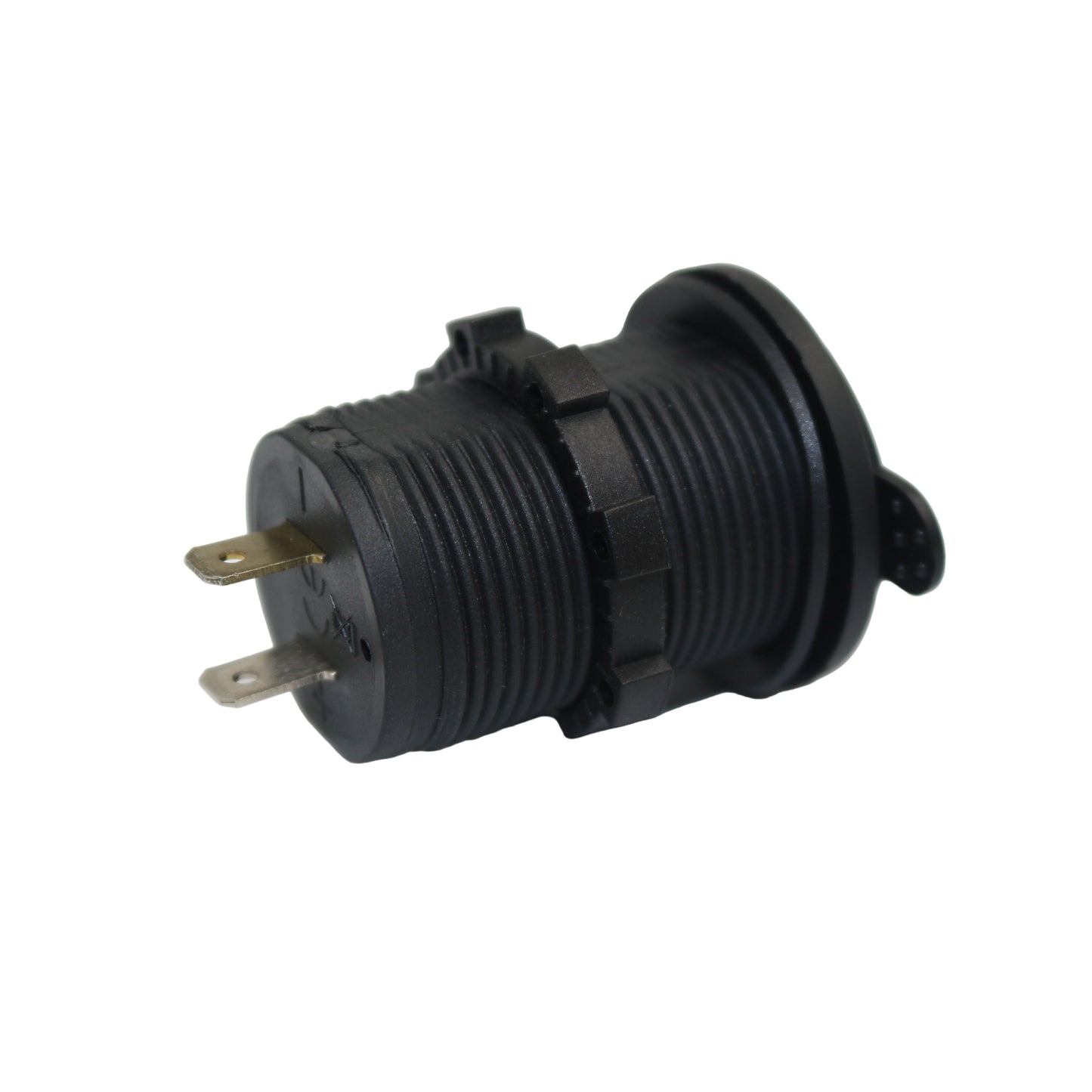 2.1A dual USB socket charger - blue LED - the4x4store.co.za