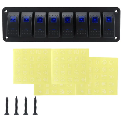 8 Gang Switch Panel