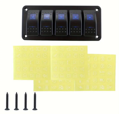 5 Gang Switch Panel