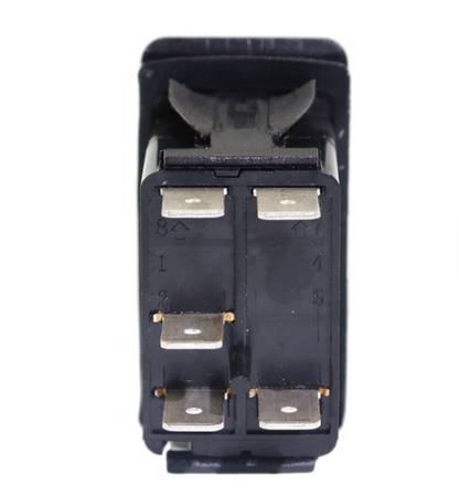 5 Pin Rocker - Blue LED Backlit