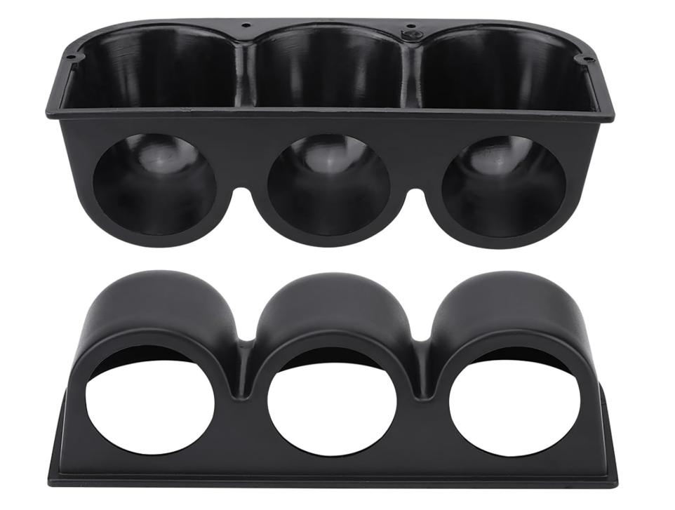 Dashboard 3 Gauge Black Holder 52MM 2" (UNIVERSAL)