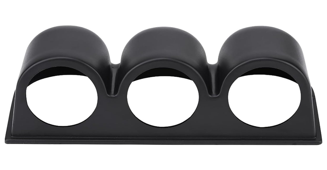Dashboard 3 Gauge Black Holder 52MM 2" (UNIVERSAL)