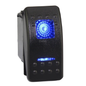 5 Pin Rocker - Blue LED Backlit