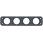 4 Round Hole Plastic Panel