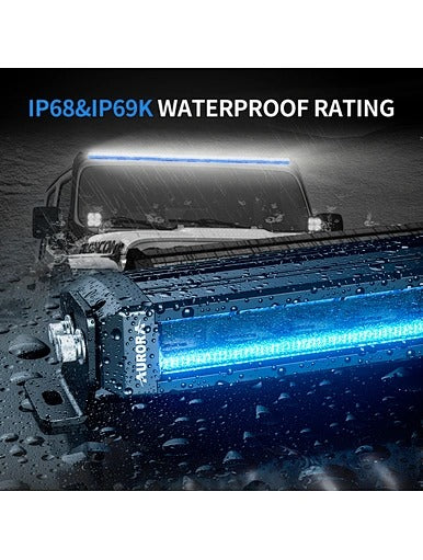 AURORA Screwless 40-Inch Offroad Driving DRL RGB LED Light Bar