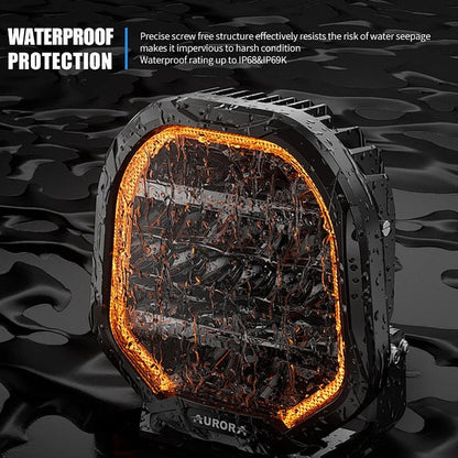 Aurora FireNova 7 Inch Driving Light with DRL (Pair)